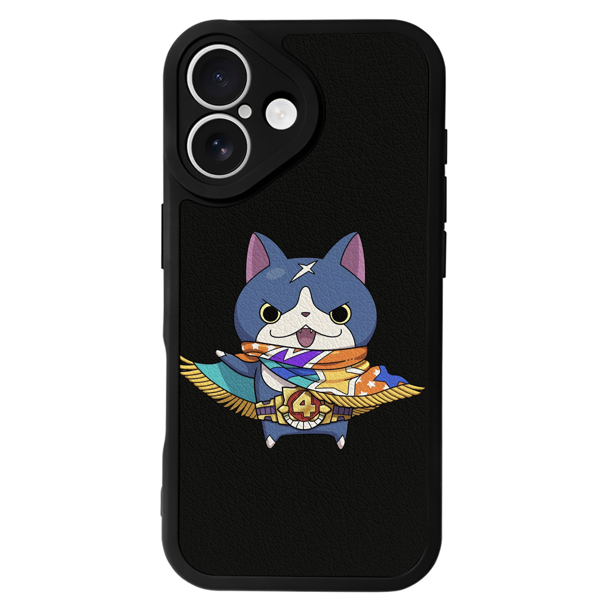 （画像用） 妖怪ウォッチ Yo-kai Watch 【iPhone 16シリーズ対応】シリコンスマホケース（レザー調） 材質：シリコン
